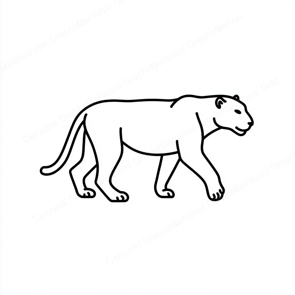 Panther Vector Graphic preview