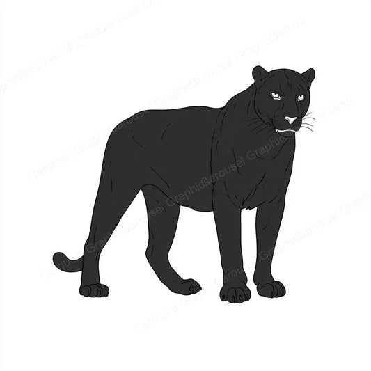 Panther Vector Graphic preview