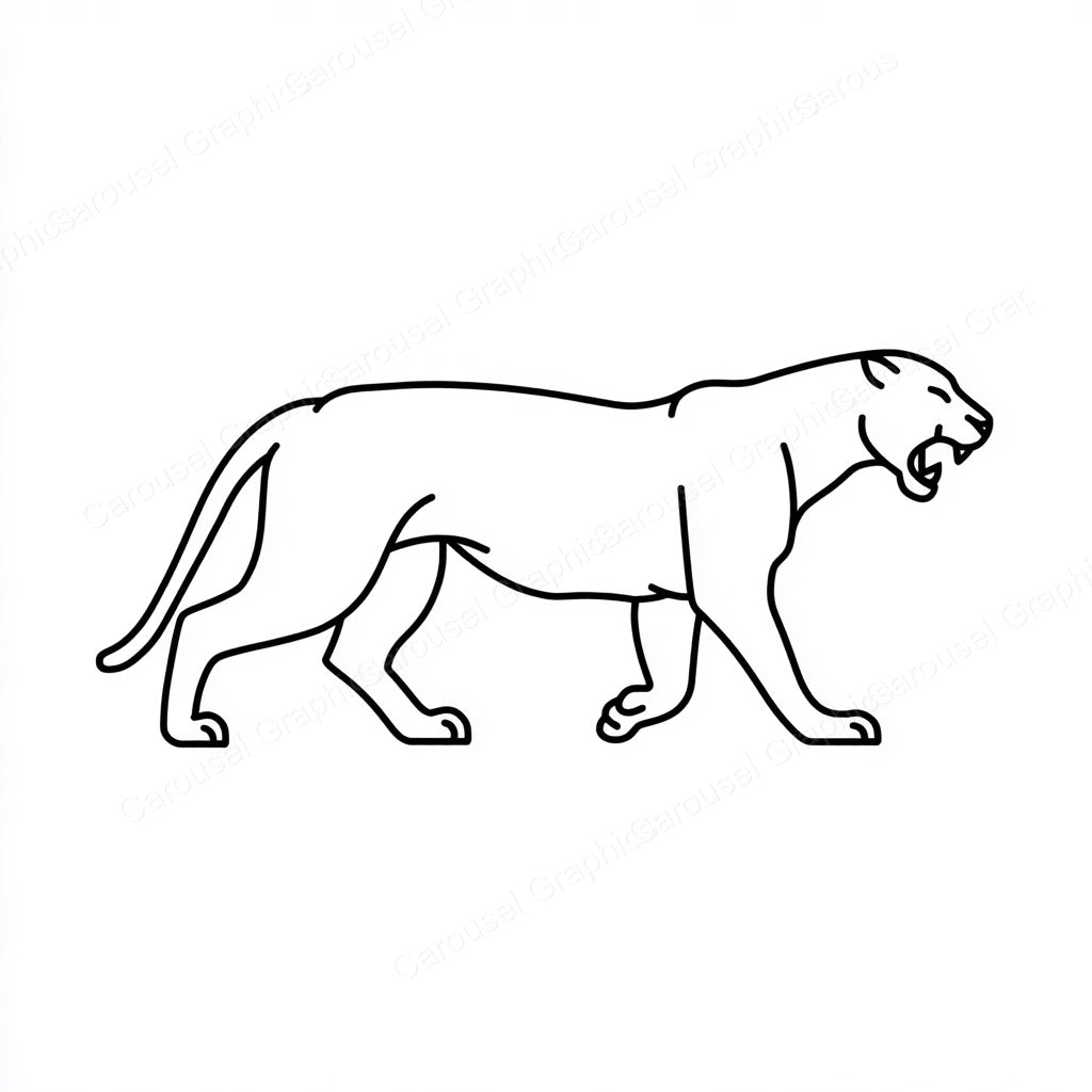 Panther Vector Graphic preview