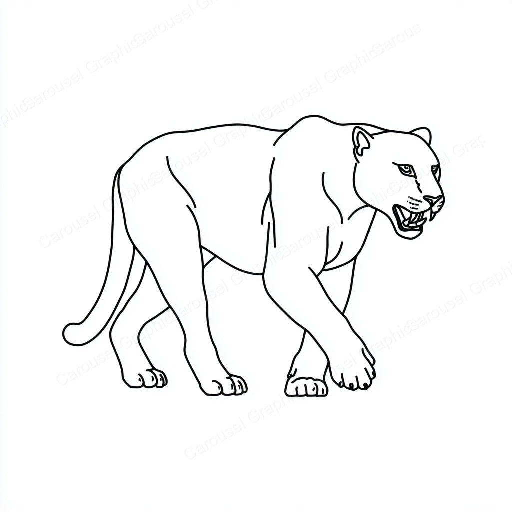 Panther Vector Graphic preview