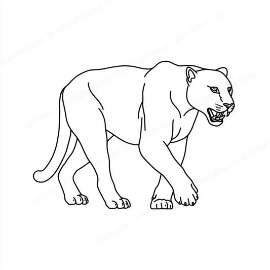 Panther Vector Graphic preview