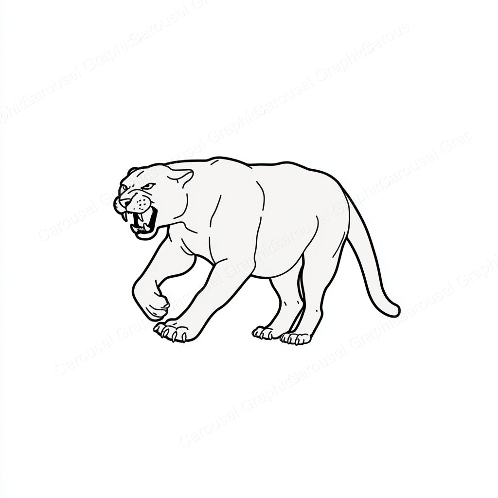 Panther Vector Graphic preview