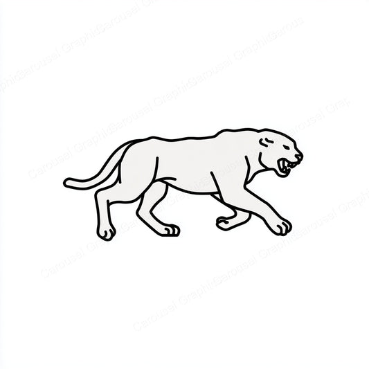 Panther Vector Graphic preview