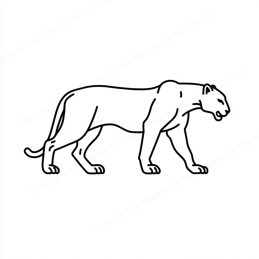 Panther Vector Graphic preview