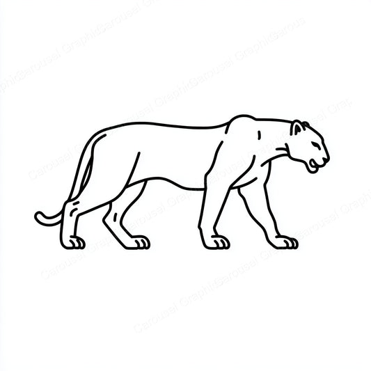Panther Vector Graphic preview