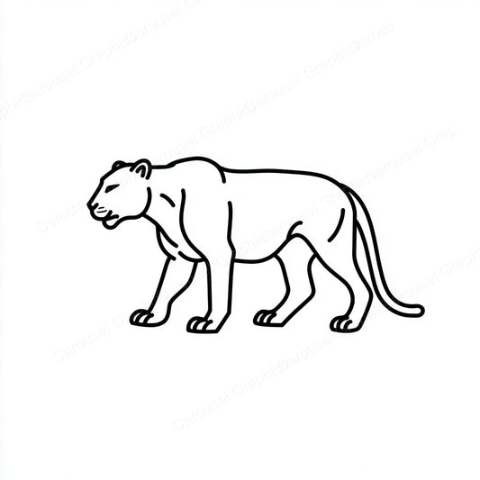 Panther Vector Graphic preview