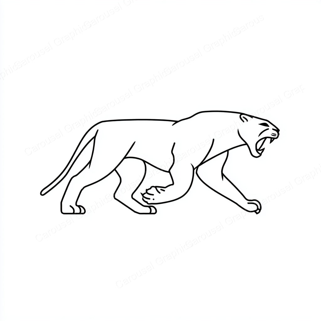 Panther Vector Graphic preview