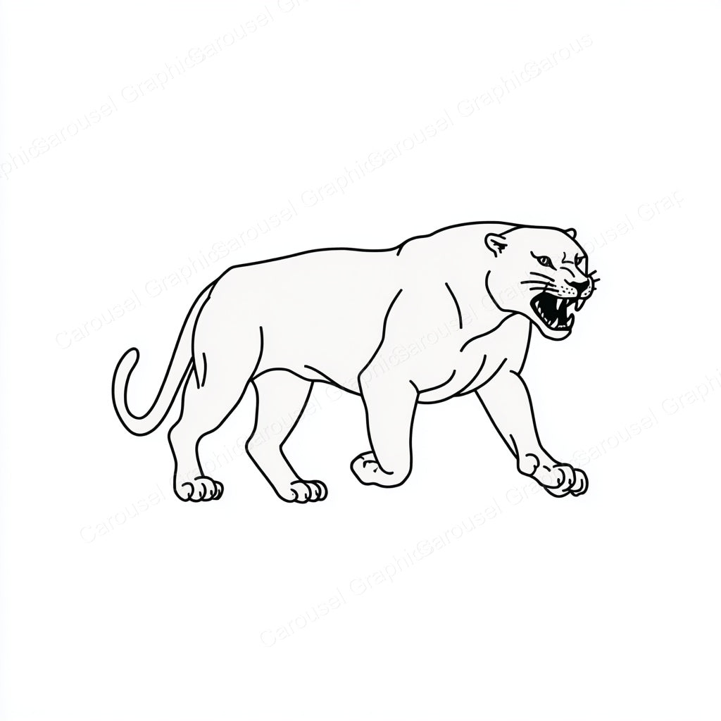 Panther Vector Graphic preview