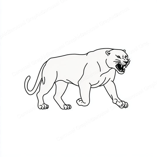 Panther Vector Graphic preview
