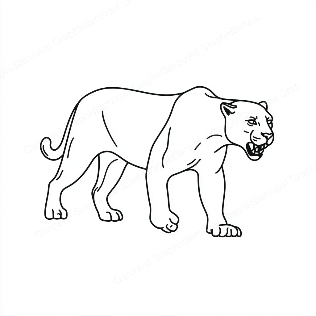 Panther Vector Graphic preview