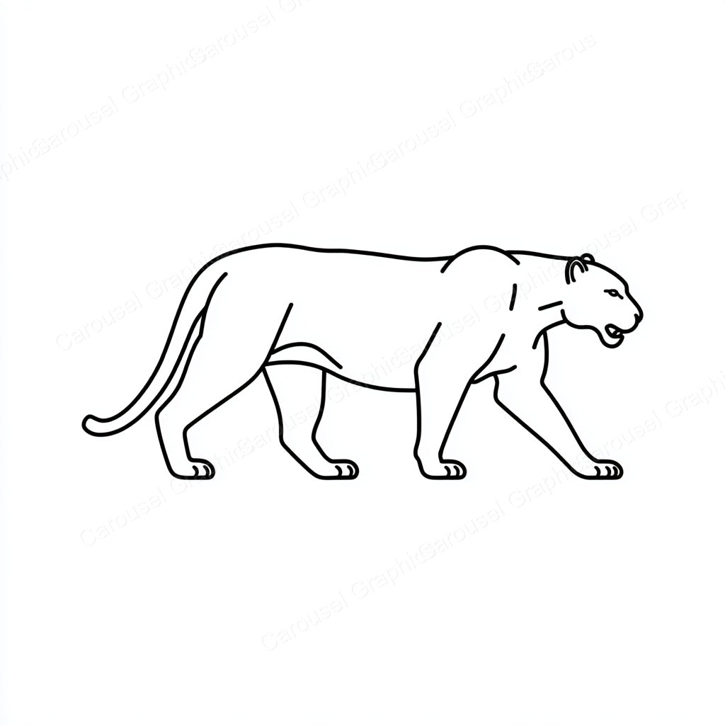 Panther Vector Graphic preview