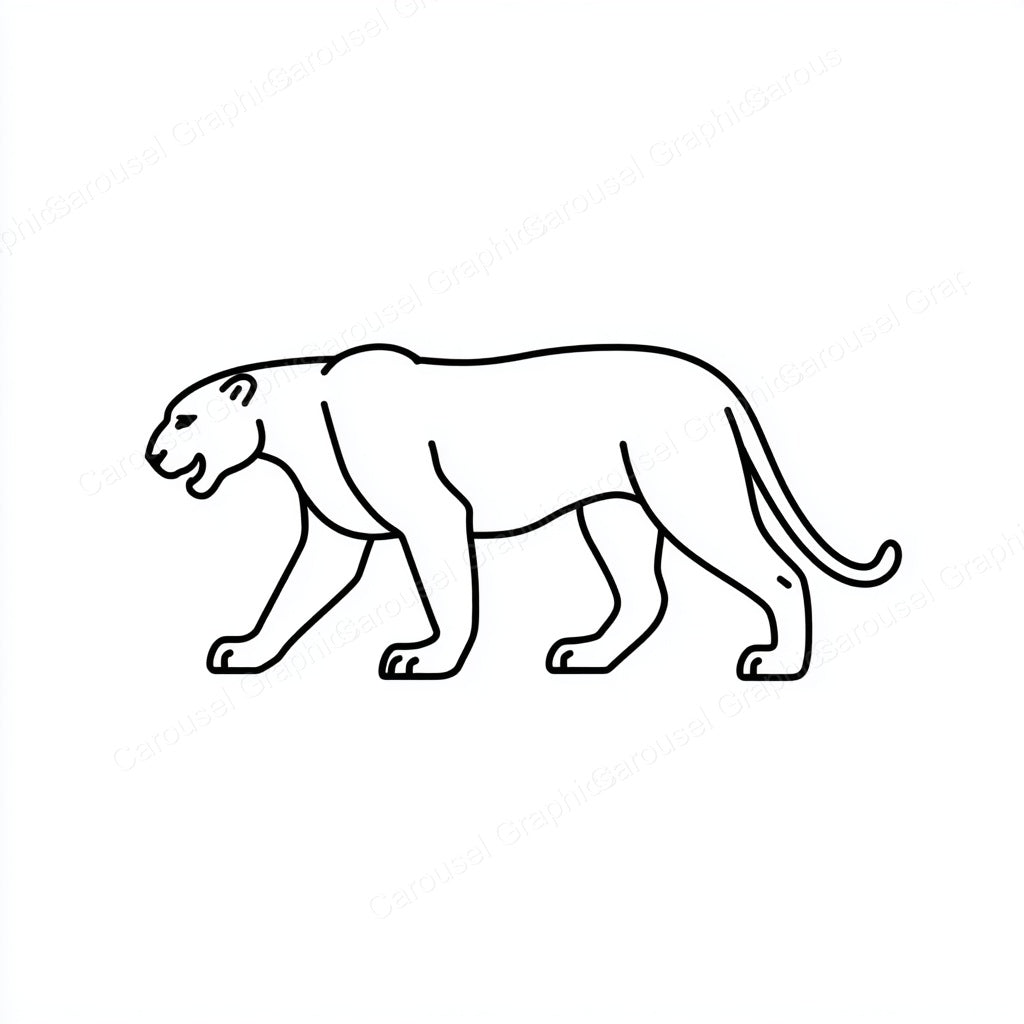 Panther Vector Graphic preview