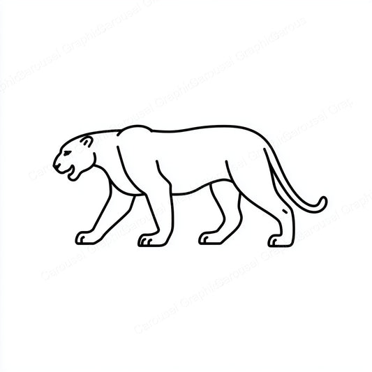 Panther Vector Graphic preview