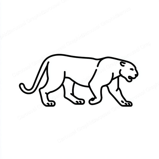 Panther Vector Graphic preview