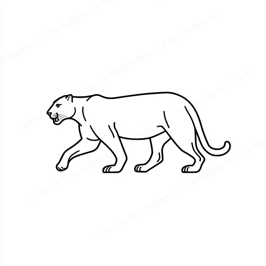 Panther Vector Graphic preview