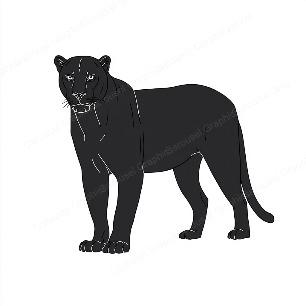 Panther Vector Graphic preview