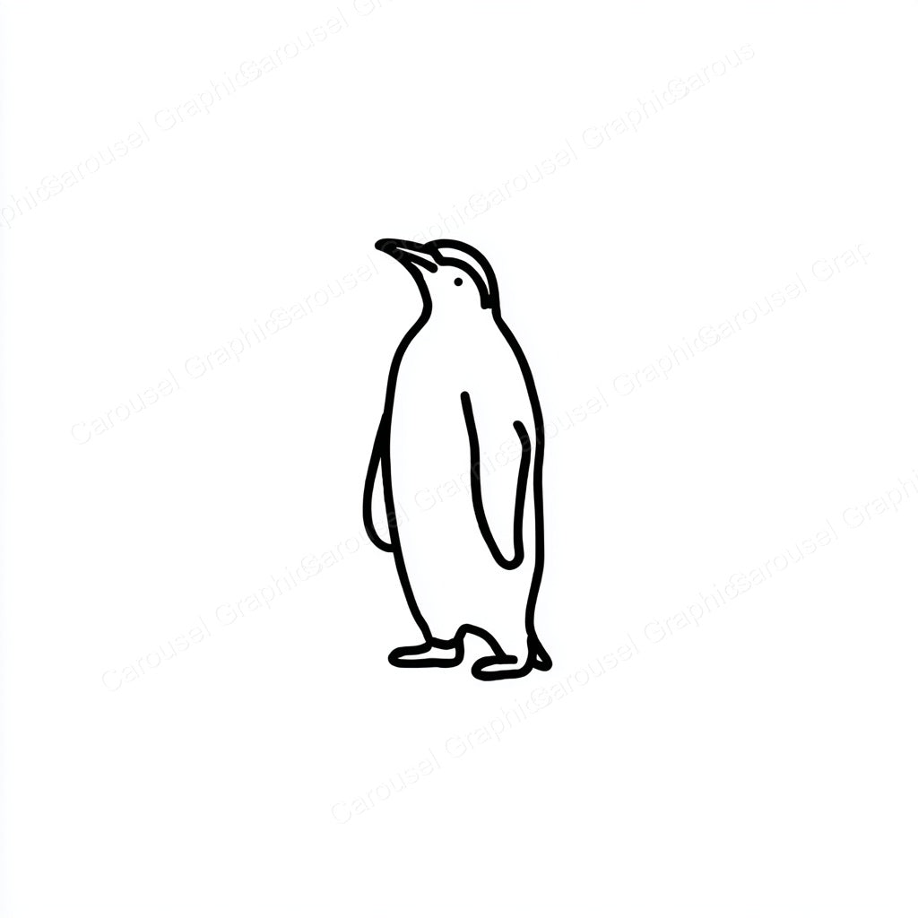 Penguin Vector Graphic preview