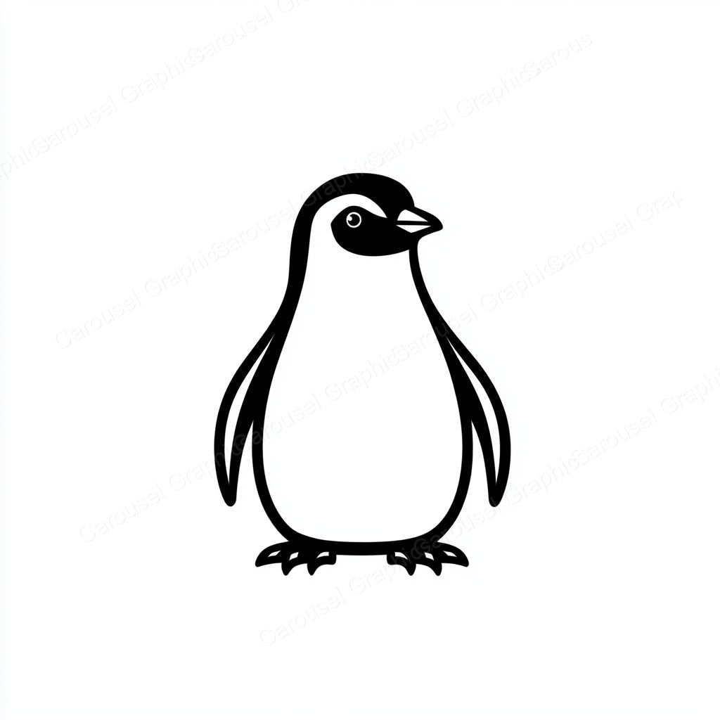 Penguin Vector Graphic preview