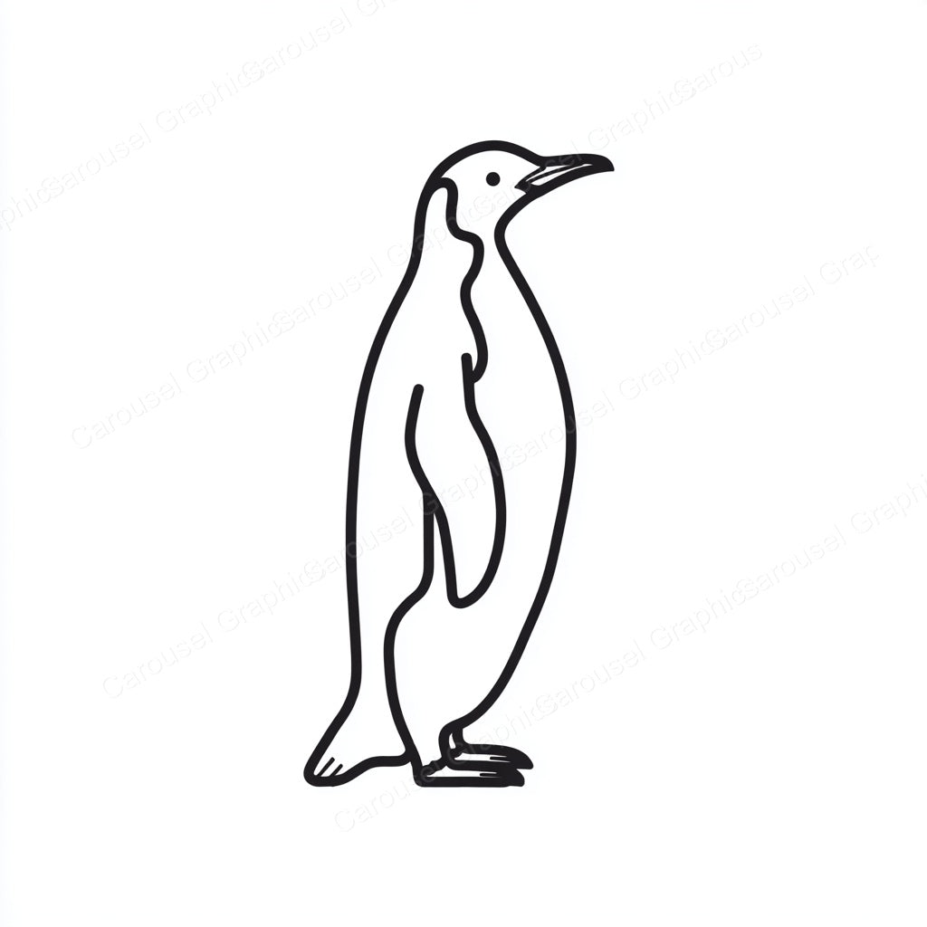 Penguin Vector Graphic preview