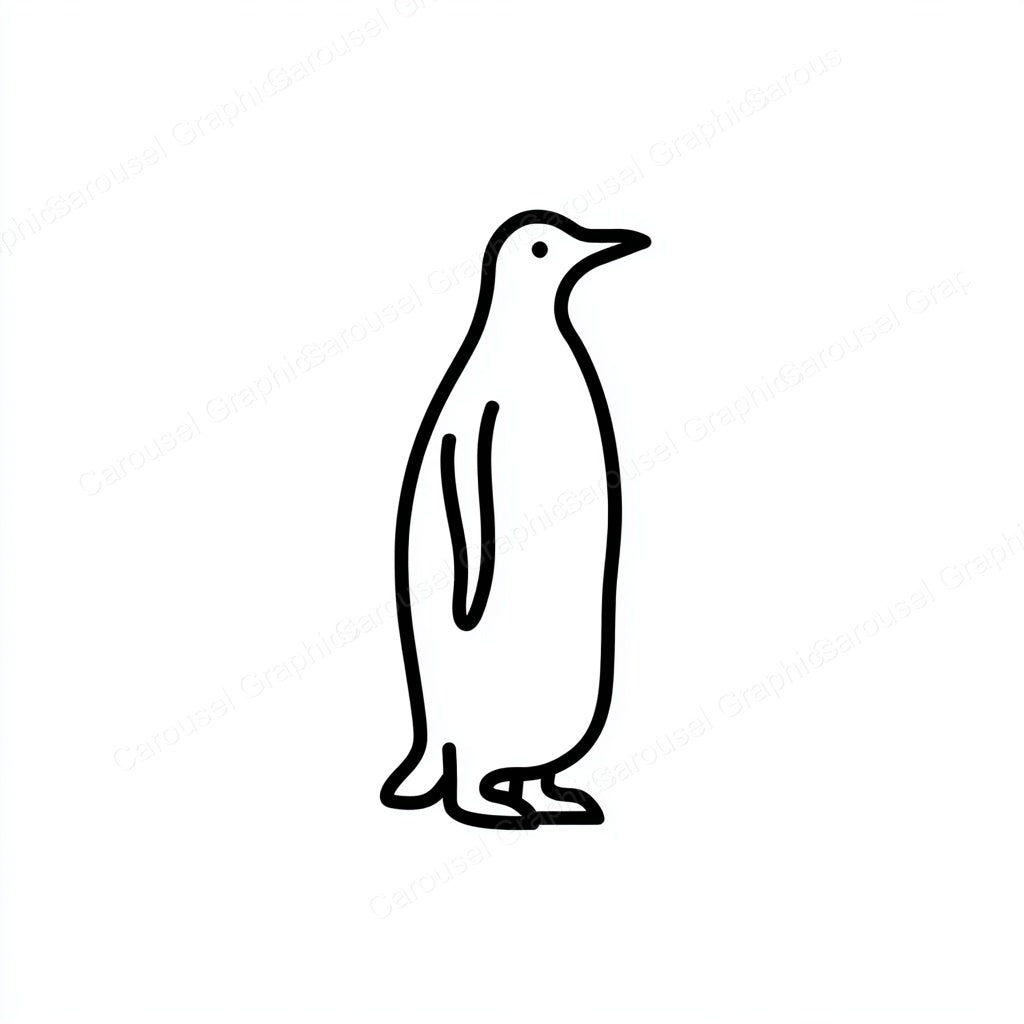 Penguin Vector Graphic preview