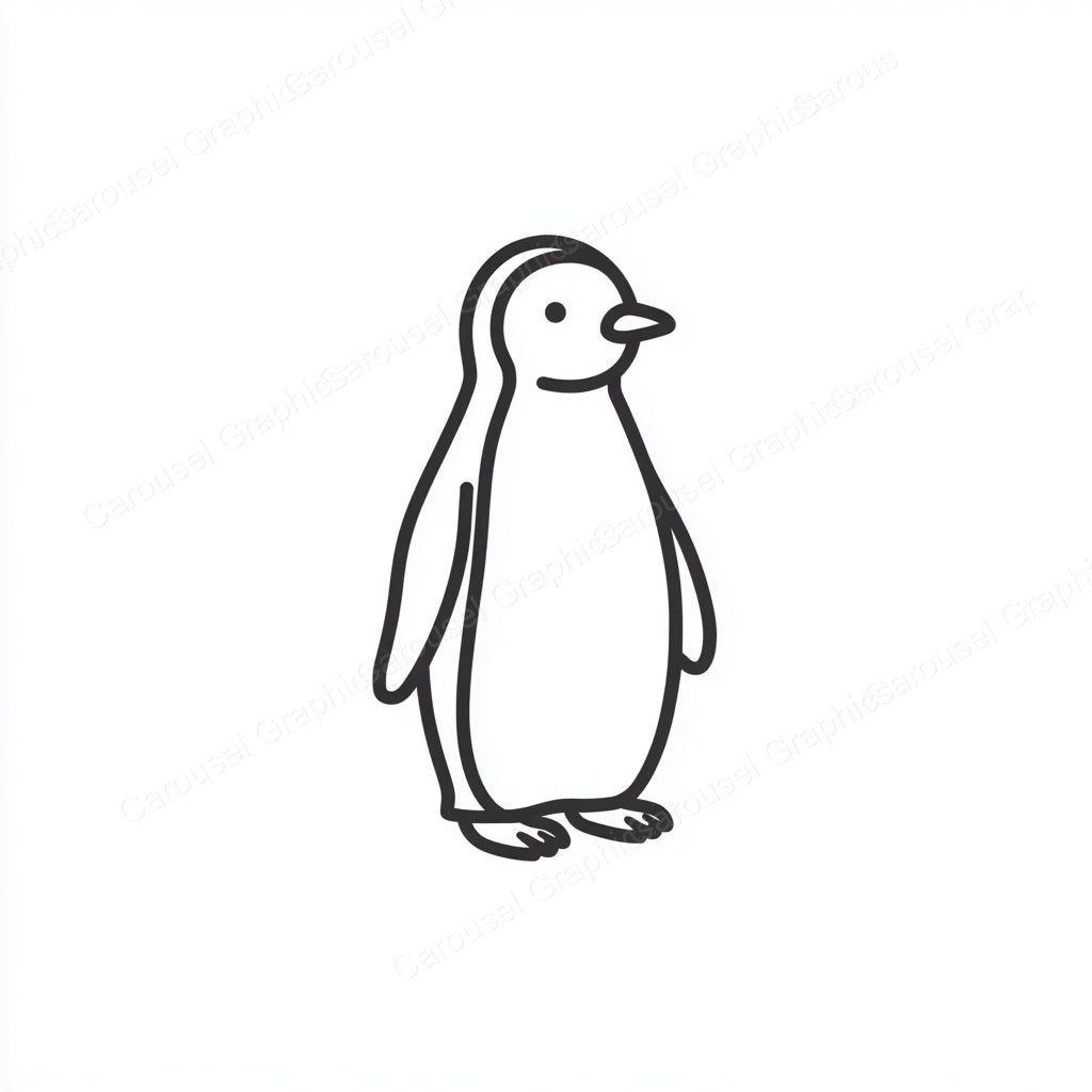 Penguin Vector Graphic preview