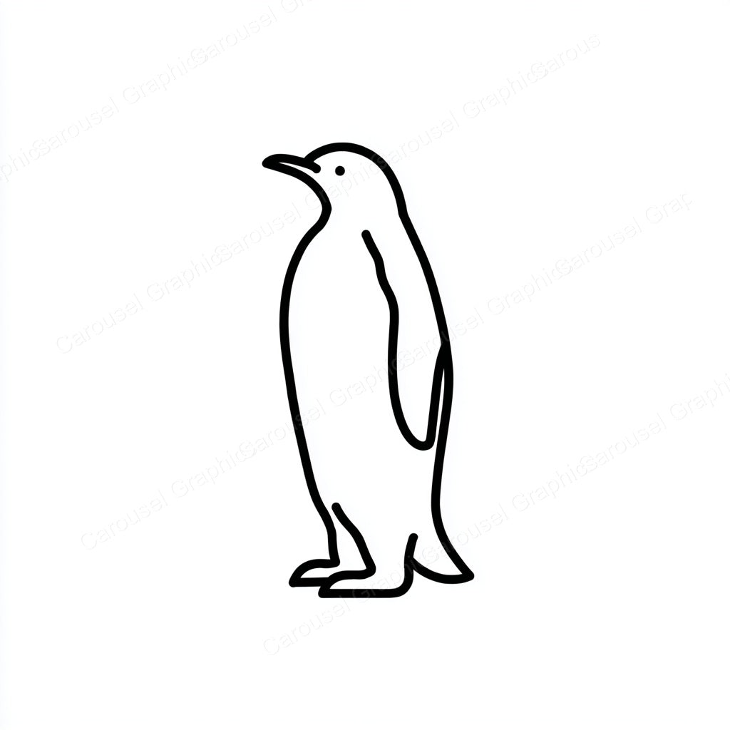 Penguin Vector Graphic preview