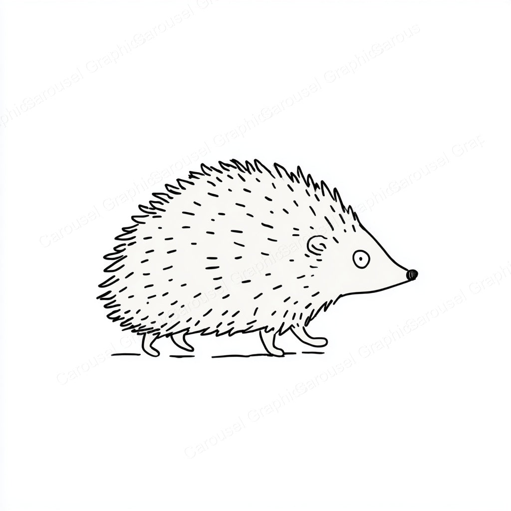 Porcupine Vector Graphic preview