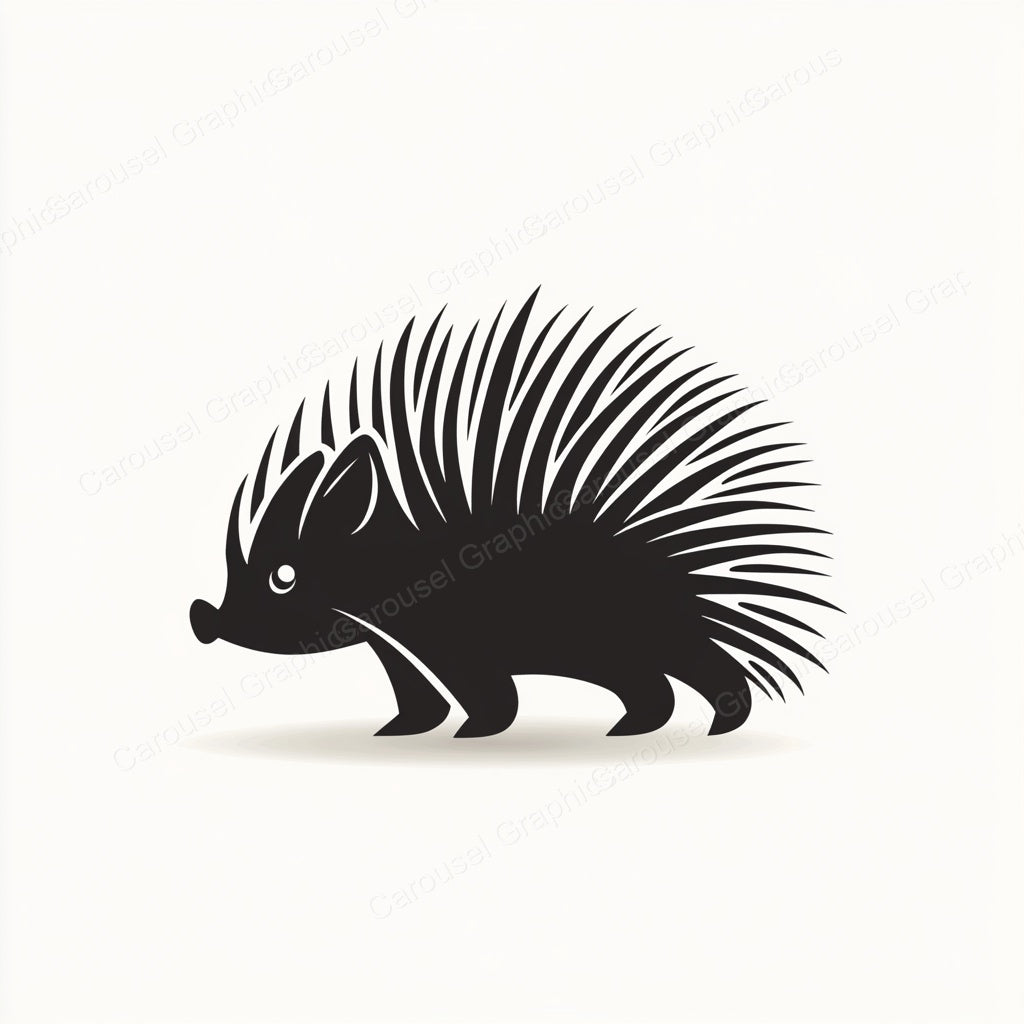 Porcupine Vector Graphic preview