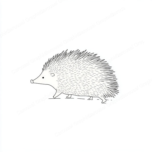 Porcupine Vector Graphic preview