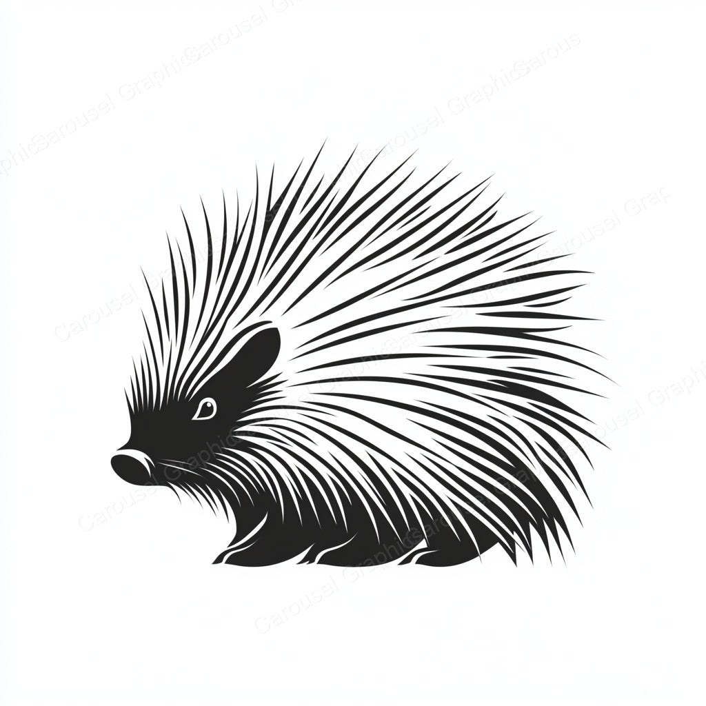 Porcupine Vector Graphic preview