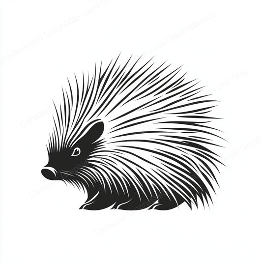 Porcupine Vector Graphic preview