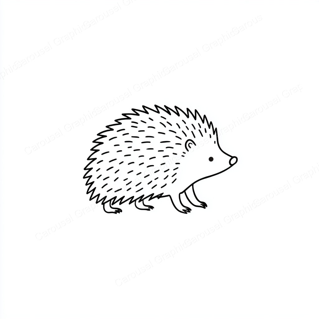 Porcupine Vector Graphic preview