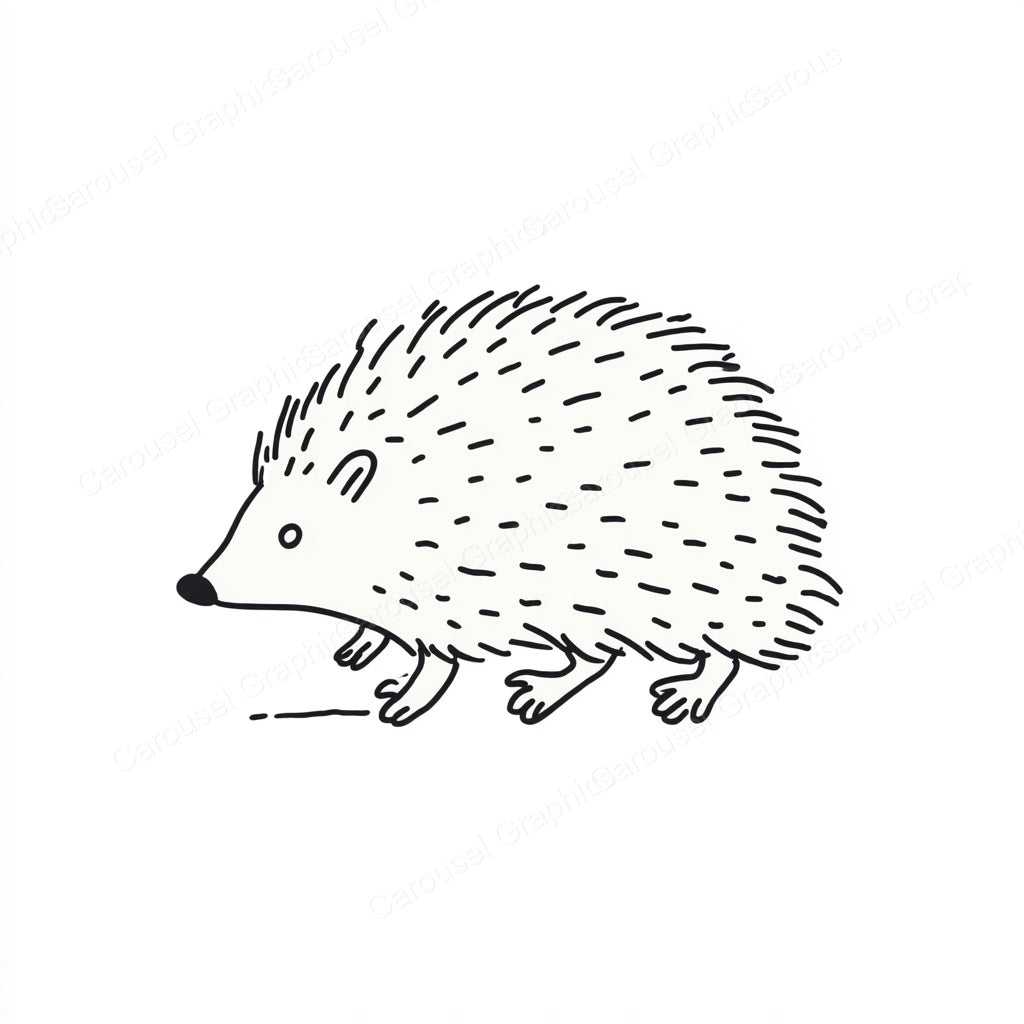Porcupine Vector Graphic preview