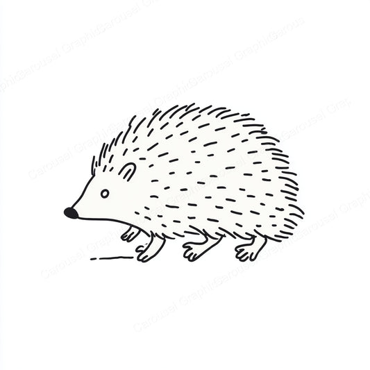Porcupine Vector Graphic preview