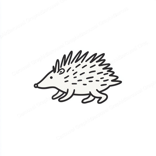 Porcupine Vector Graphic preview