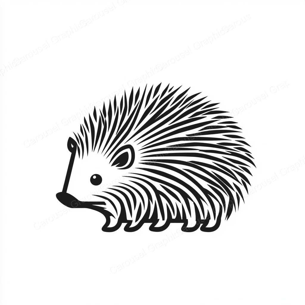 Porcupine Vector Graphic preview
