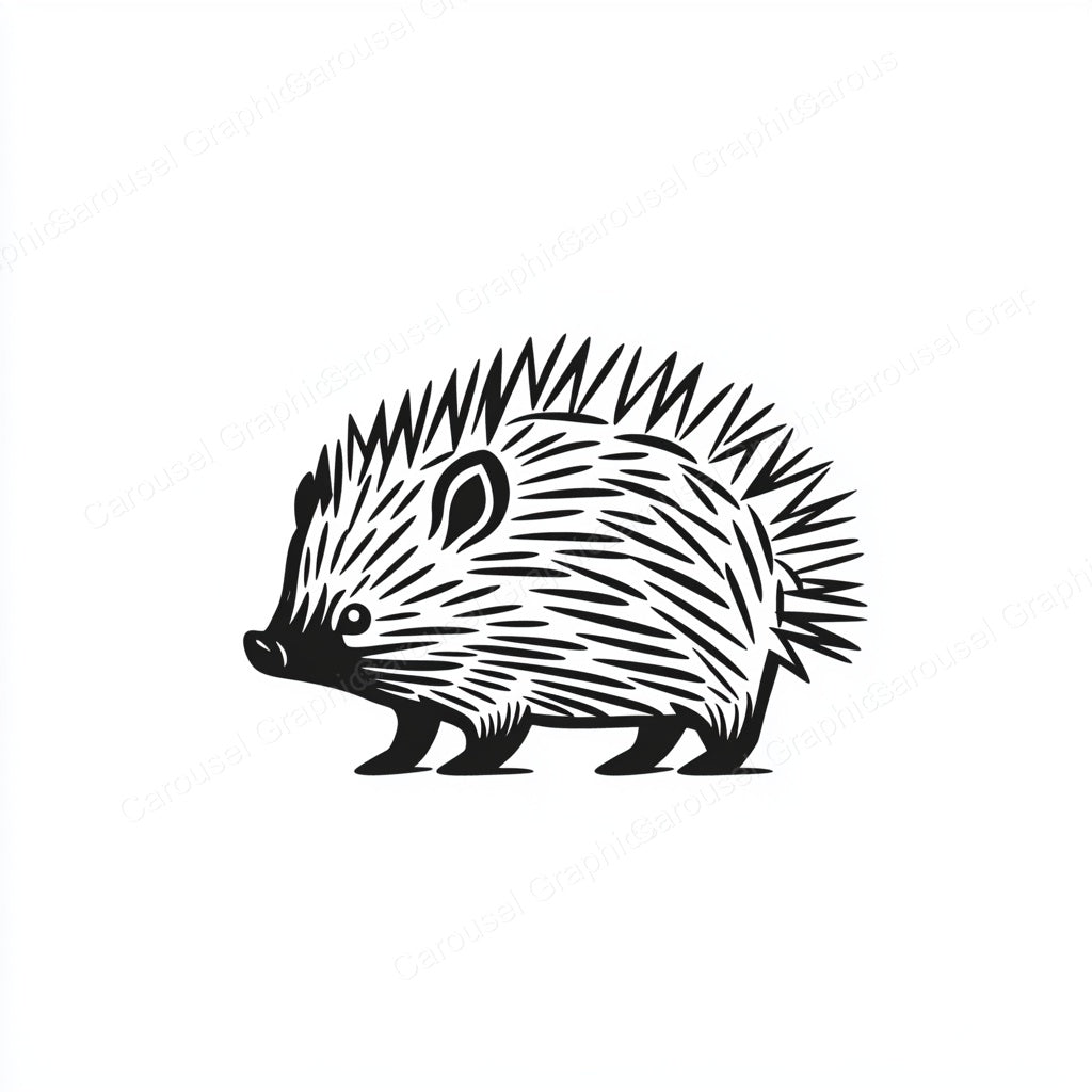 Porcupine Vector Graphic preview