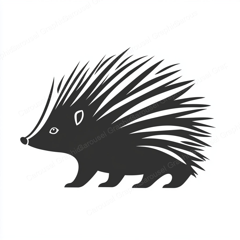 Porcupine Vector Graphic preview
