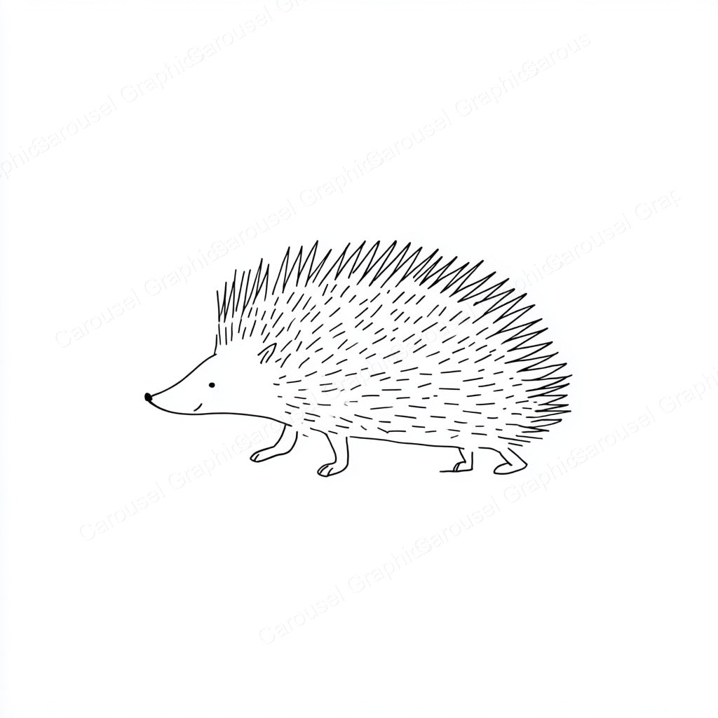Porcupine Vector Graphic preview