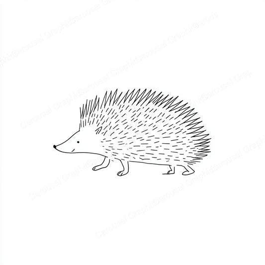 Porcupine Vector Graphic preview