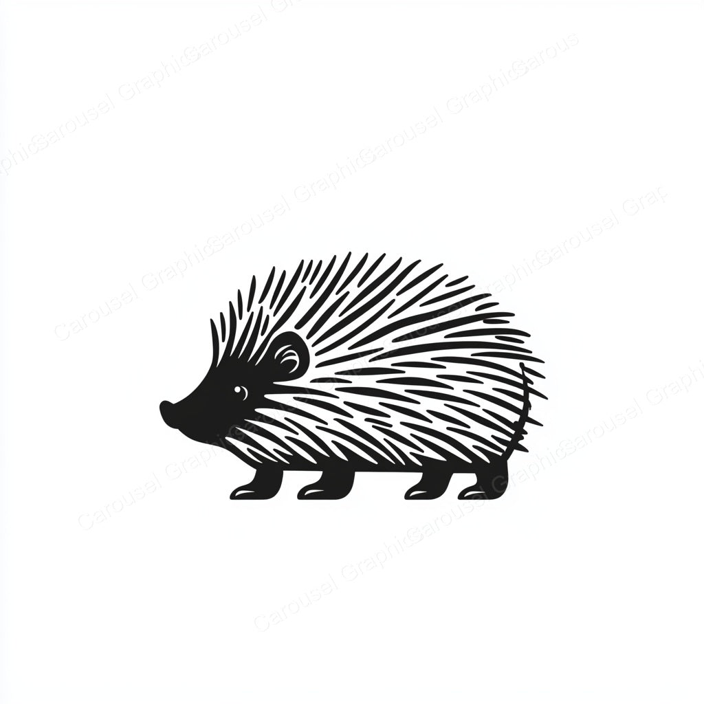 Porcupine Vector Graphic preview