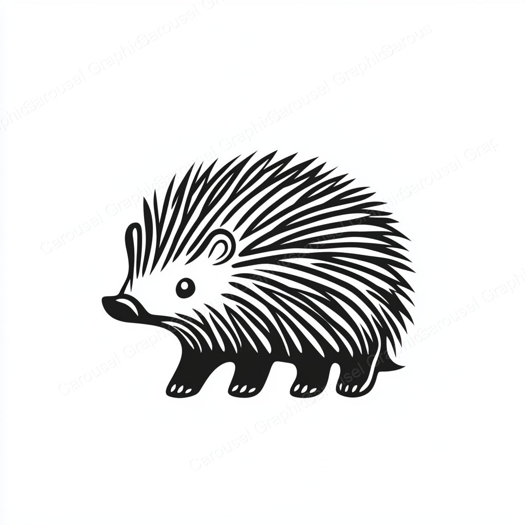 Porcupine Vector Graphic preview