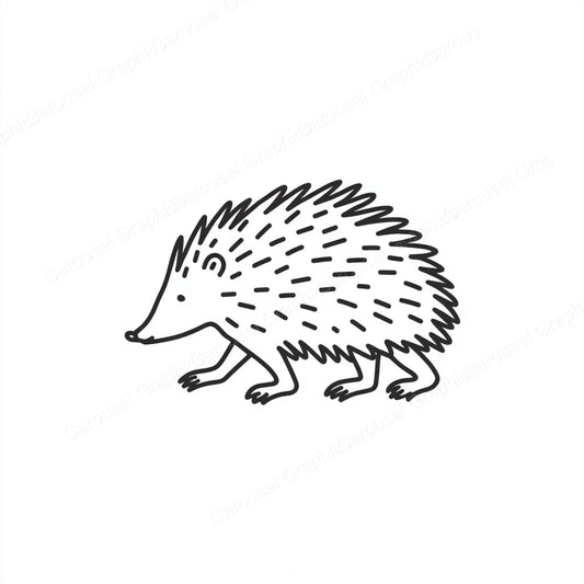 Porcupine Vector Graphic preview
