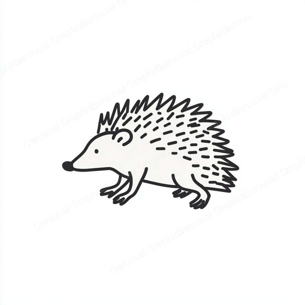 Porcupine Vector Graphic preview