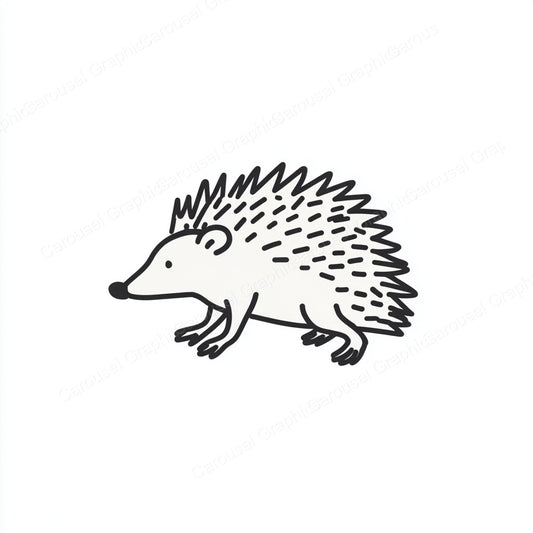 Porcupine Vector Graphic preview