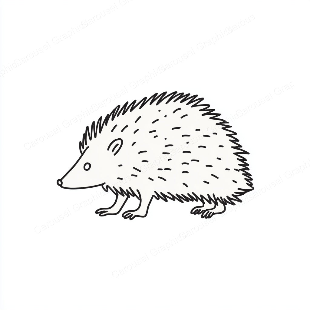 Porcupine Vector Graphic preview