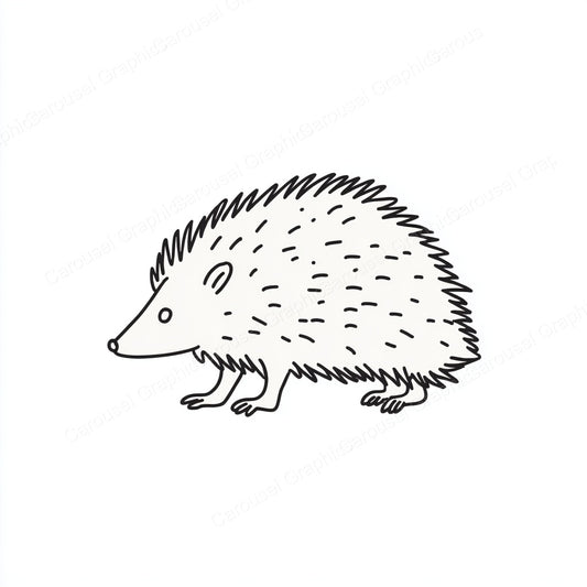 Porcupine Vector Graphic preview