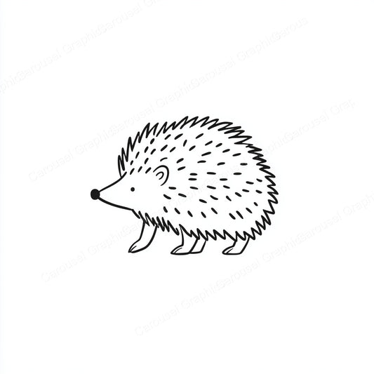 Porcupine Vector Graphic preview