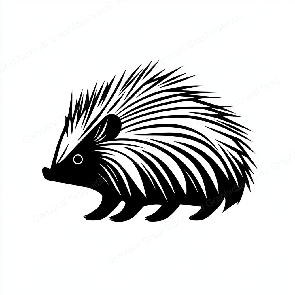 Porcupine Vector Graphic preview