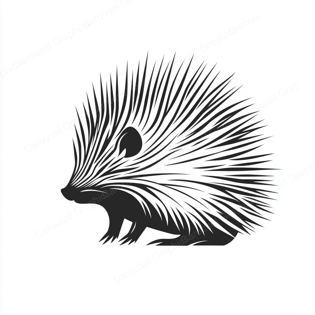 Porcupine Vector Graphic preview